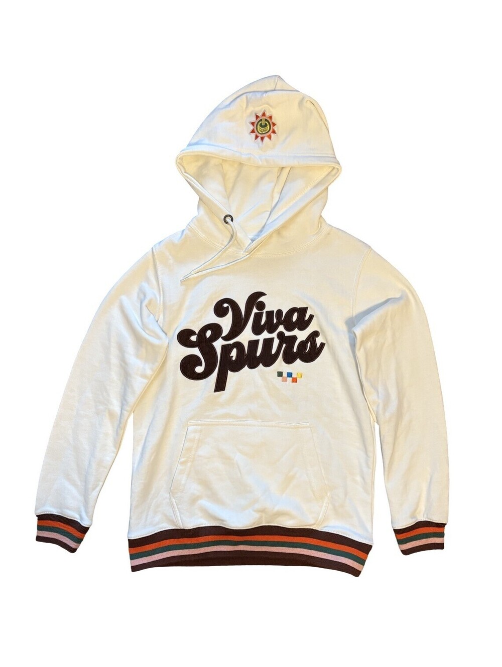 San Antonio Spurs Hoodie Viva Spurs City Fiesta Basketball Pullover Youth Small